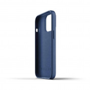 Mujjo Full Leather Case for iPhone 13 Pro Max (blue) 3