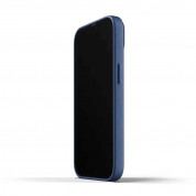 Mujjo Full Leather Case for iPhone 13 (blue) 3