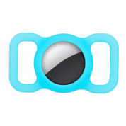 JC AirTag Pet Collar - силиконов държач за каишки за домашни любимци за Apple AirTag (син-фосфор) 1
