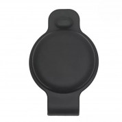 JC AirTag Pet Collar Back Clip - силиконов държач за каишки за домашни любимци за Apple AirTag (черен)