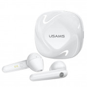 USAMS SD001 TWS Earbuds  - безжични блутут слушалки със зареждащ кейс (бял) (разопакован продукт)