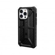 Urban Armor Gear Monarch Case - удароустойчив хибриден кейс за iPhone 13 Pro (черен-карбон) 1
