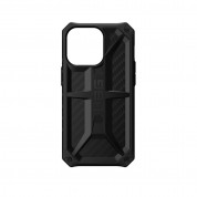 Urban Armor Gear Monarch Case - удароустойчив хибриден кейс за iPhone 13 Pro (черен-карбон) 4