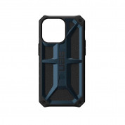 Urban Armor Gear Monarch Case - удароустойчив хибриден кейс за iPhone 13 Pro (син) 4