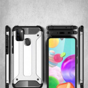 Hybrid Armor Case for Samsung Galaxy A21s (matte black) 1