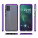 Spring TPU Gel Cover Case - силиконов (TPU) калъф за Samsung Galaxy A21s (прозрачен-черен)  3