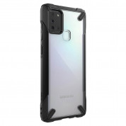 Ringke Fusion X - удароустойчив хибриден кейс за Samsung Galaxy A21s (черен-прозрачен) 1