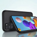 Soft Silicone Case - силиконов калъф за Samsung Galaxy A21s (черен) 7