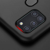 Soft Silicone Case - силиконов калъф за Samsung Galaxy A21s (черен) 8