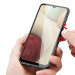 Dux Ducis Fino Series Case - хибриден удароустойчив кейс за Samsung Galaxy A12, Galaxy M12 (черен) 5