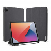 DUX DUCIS Domo Tablet Case - полиуретанов кейс с поставка и отделение за Apple Pencil 2 за iPad Pro 11 M1 (2021), iPad Pro 11 (2020), iPad Pro 11 (2018) (черен)