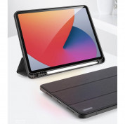DUX DUCIS Domo Tablet Case - полиуретанов кейс с поставка и отделение за Apple Pencil 2 за iPad Pro 11 M1 (2021), iPad Pro 11 (2020), iPad Pro 11 (2018) (черен) 9