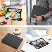 DUX DUCIS Domo Tablet Case - полиуретанов кейс с поставка и отделение за Apple Pencil 2 за iPad Pro 11 M1 (2021), iPad Pro 11 (2020), iPad Pro 11 (2018) (черен) 13