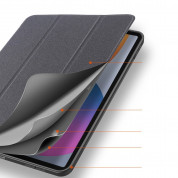 DUX DUCIS Domo Tablet Case - полиуретанов кейс с поставка и отделение за Apple Pencil 2 за iPad Pro 11 M1 (2021), iPad Pro 11 (2020), iPad Pro 11 (2018) (черен) 7