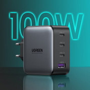 Ugreen GaN Fast Wall Charger PPS 100W (black) 1