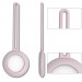 Silicone Fexible Keychain Loop - силиконова каишка за Apple AirTag (розов) 3