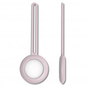 Silicone Fexible Keychain Loop - силиконова каишка за Apple AirTag (розов) 1