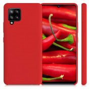 Soft Silicone Case for Samsung Galaxy A22 5G (red) 2