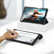 DUX DUCIS Domo Tablet Case - полиуретанов калъф и поставка за Samsung Galaxy Tab A7 Lite 8.7 (2021) (черен) 13