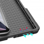 DUX DUCIS Domo Tablet Case - полиуретанов калъф и поставка за Samsung Galaxy Tab A7 Lite 8.7 (2021) (черен) 3