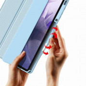 DUX DUCIS Toby Tablet Case - хибриден удароустойчив кейс за Samsung Galaxy Tab S7 Plus (черен-прозрачен) 13