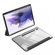 DUX DUCIS Toby Tablet Case - хибриден удароустойчив кейс за Samsung Galaxy Tab S7 Plus (черен-прозрачен) 3