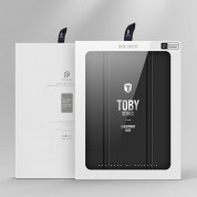 DUX DUCIS Toby Tablet Case - удароустойчив хибриден кейс за Samsung Galaxy Tab A7 Lite (черен-прозрачен) 11