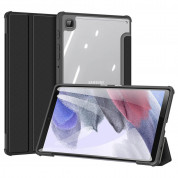 DUX DUCIS Toby Tablet Case - удароустойчив хибриден кейс за Samsung Galaxy Tab A7 Lite (черен-прозрачен)
