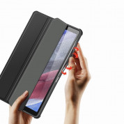 DUX DUCIS Toby Tablet Case - удароустойчив хибриден кейс за Samsung Galaxy Tab A7 Lite (черен-прозрачен) 8
