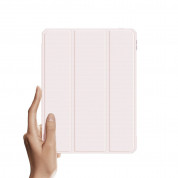 DUX DUCIS Toby Tablet Case - удароустойчив хибриден кейс с отделение за Apple Pencil 2 за iPad Pro 12.9 M1 (2021) (розов) 2
