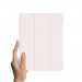 DUX DUCIS Toby Tablet Case - удароустойчив хибриден кейс с отделение за Apple Pencil 2 за iPad Pro 12.9 M1 (2021) (розов) 3
