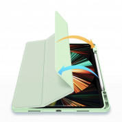 DUX DUCIS Toby Tablet Case - хибриден удароустойчив кейс с отделение за Apple Pencil 2 за iPad Pro 12.9 M1 (2021) (зелен) 4