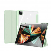 DUX DUCIS Toby Tablet Case - хибриден удароустойчив кейс с отделение за Apple Pencil 2 за iPad Pro 12.9 M1 (2021) (зелен)