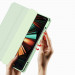 DUX DUCIS Toby Tablet Case - хибриден удароустойчив кейс с отделение за Apple Pencil 2 за iPad Pro 12.9 M1 (2021) (зелен) 11