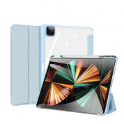 DUX DUCIS Toby Tablet Case - хибриден удароустойчив кейс с отделение за Apple Pencil 2 за iPad Pro 12.9 M1 (2021) (син)