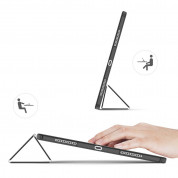 DUX DUCIS Toby Tablet Case - хибриден удароустойчив кейс с отделение за Apple Pencil 2 за iPad Pro 12.9 M1 (2021) (черен) 6