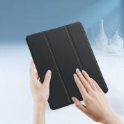 DUX DUCIS Toby Tablet Case - хибриден удароустойчив кейс с отделение за Apple Pencil 2 за iPad Pro 12.9 M1 (2021) (черен) 13