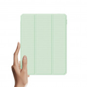 DUX DUCIS Toby Tablet Case - хибриден удароустойчив кейс с отделение за Apple Pencil 2 за iPad Pro 11 M2 (2022), iPad Pro 11 M1 (2021), iPad Pro 11 (2020), iPad Pro 11 (2018) (зелен) 2