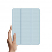 DUX DUCIS Toby Tablet Case - хибриден удароустойчив кейс с отделение за Apple Pencil 2 за iPad Pro 11 M2 (2022), iPad Pro 11 M1 (2021), iPad Pro 11 (2020), iPad Pro 11 (2018) (син) 2