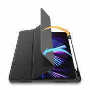 DUX DUCIS Toby Tablet Case - хибриден удароустойчив кейс с отделение за Apple Pencil 2 за iPad Pro 11 M1 (2021), iPad Pro 11 (2020), iPad Pro 11 (2018) (черен) 8