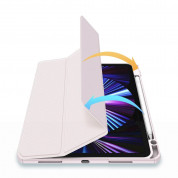 DUX DUCIS Toby Tablet Case - хибриден удароустойчив кейс с отделение за Apple Pencil 2 за iPad Air 5 (2022), iPad Air 4 (2020) (розов) 8