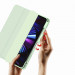 DUX DUCIS Toby Tablet Case - хибриден удароустойчив кейс с отделение за Apple Pencil 2 за iPad Air 5 (2022), iPad Air 4 (2020) (зелен) 9