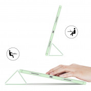 DUX DUCIS Toby Tablet Case - хибриден удароустойчив кейс с отделение за Apple Pencil 2 за iPad Air 5 (2022), iPad Air 4 (2020) (зелен) 10