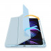 DUX DUCIS Toby Tablet Case - хибриден удароустойчив кейс с отделение за Apple Pencil 2 за iPad Air 5 (2022), iPad Air 4 (2020) (син) 9