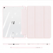 DUX DUCIS Toby Tablet Case - хибриден удароустойчив кейс с отделение за Apple Pencil за iPad 9 (2021), iPad 8 (2020), iPad 7 (2019) (розов) 6