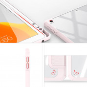 DUX DUCIS Toby Tablet Case - хибриден удароустойчив кейс с отделение за Apple Pencil за iPad 9 (2021), iPad 8 (2020), iPad 7 (2019) (розов) 7
