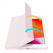 DUX DUCIS Toby Tablet Case - хибриден удароустойчив кейс с отделение за Apple Pencil за iPad 9 (2021), iPad 8 (2020), iPad 7 (2019) (розов) 3
