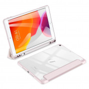 DUX DUCIS Toby Tablet Case - хибриден удароустойчив кейс с отделение за Apple Pencil за iPad 9 (2021), iPad 8 (2020), iPad 7 (2019) (розов) 10
