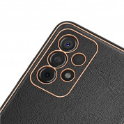 Dux Ducis Yolo Series Case - удароустойчив хибриден кожен кейс за Samsung Galaxy A52, Galaxy A52 5G (черен) 2
