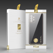 Dux Ducis Yolo Series Case - удароустойчив хибриден кожен кейс за Samsung Galaxy A52, Galaxy A52 5G (черен) 12